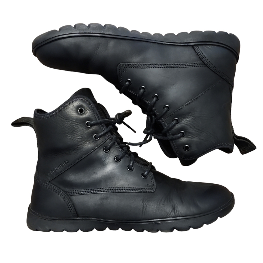 Men's Black Groundies Barefoot Boot - Williamsburg
